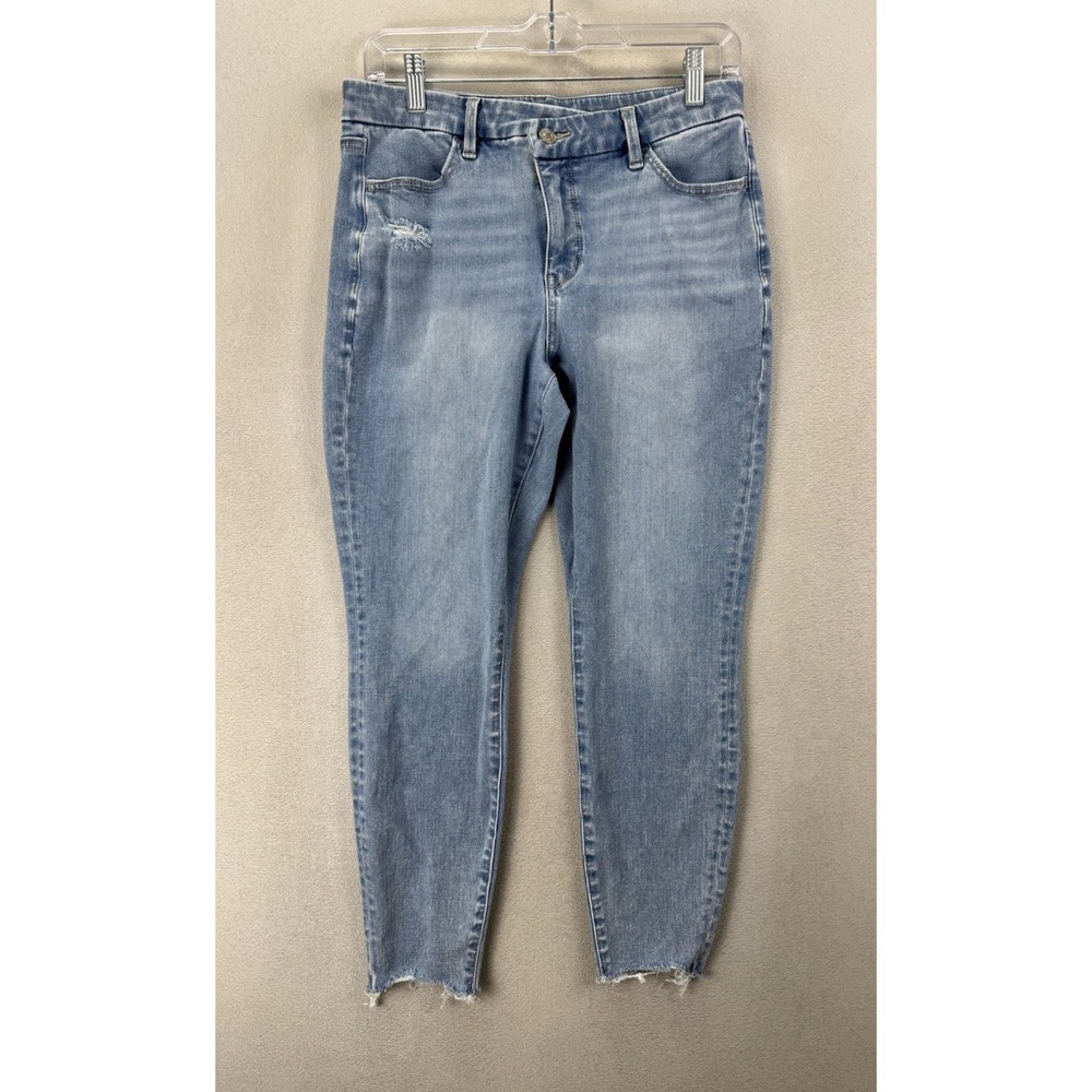 American Eagle Curvy High Rise Jegging Jeans Womens 8 Short Distressed